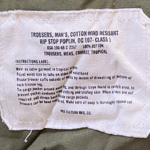 Maharishi Modified Jungle Fatigue Cargo Pants U.S. Maha Olive XL - Picture 15 of 15